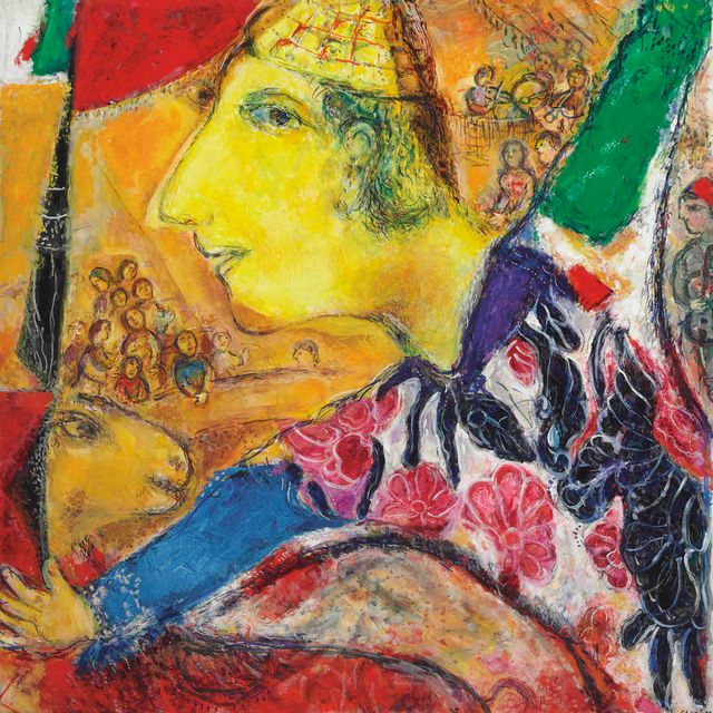 Marc Chagall — Спуск по веревке