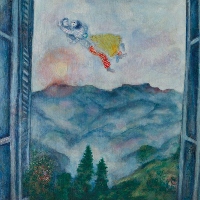 Marc Chagall — Оплата за Пейра-Каву для влюбленных в Пейра-Каву