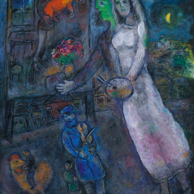 Marc Chagall — История любви, Марии и сына, пары и виолончелиста