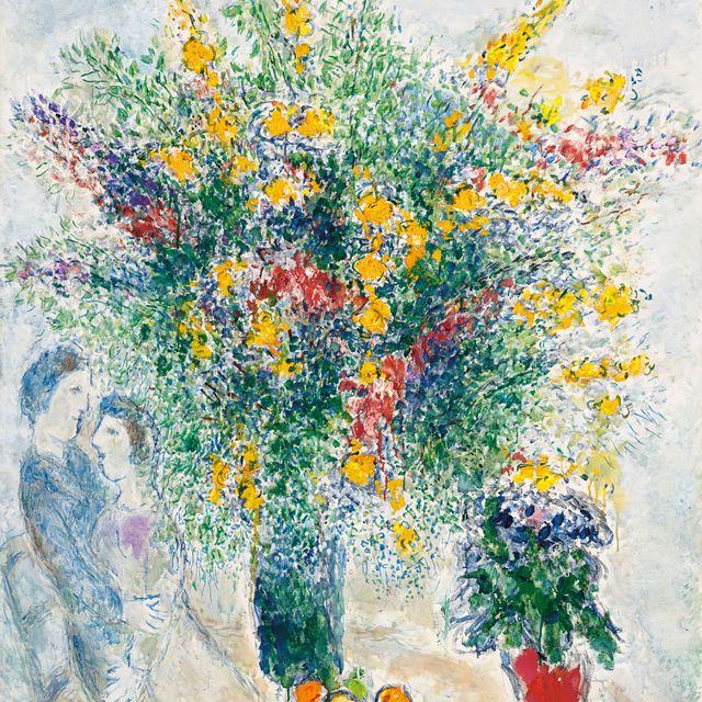 Marc Chagall — Цветы, изображающие сияние