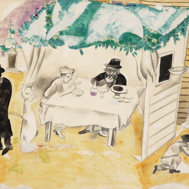 Marc Chagall — Праздник кущей (Сукко)