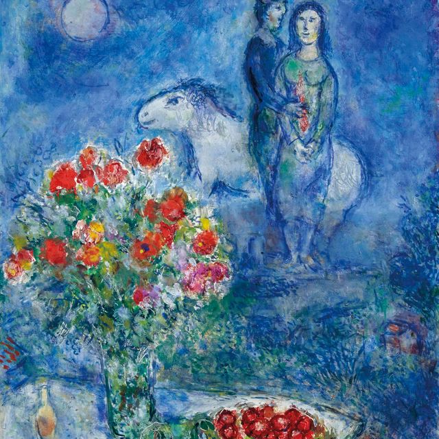 Marc Chagall — Цветы и фрукты, румяна любви к небу
