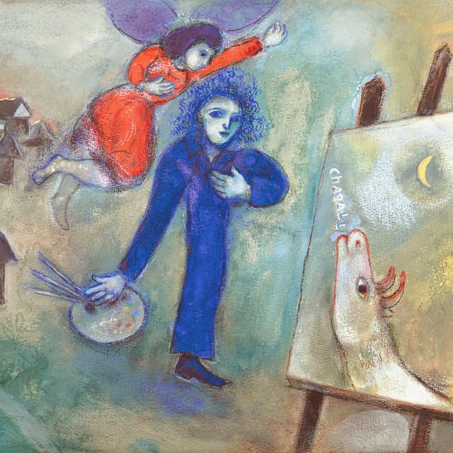 Marc Chagall — Автопортрет