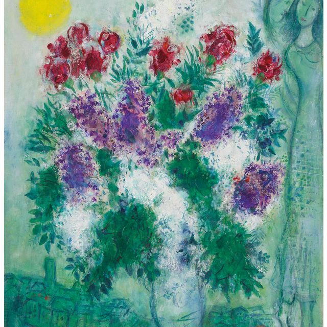 Marc Chagall — Флер на фоне Лил