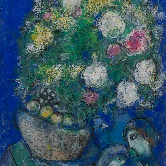 Marc Chagall — Любовь к букету цветов, Любовь к цветам