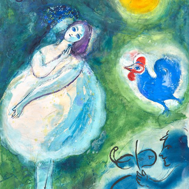 Marc Chagall — Пюре из балерин и Леонида
