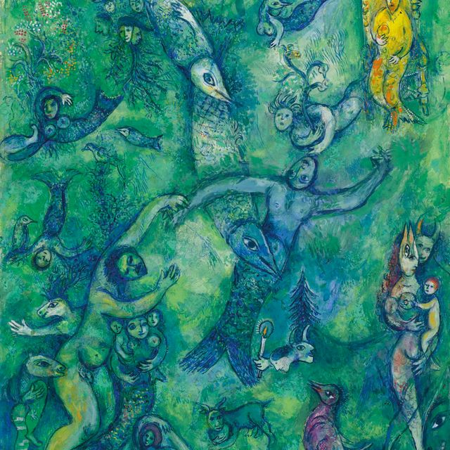 Marc Chagall — Абдалла и другие моряки