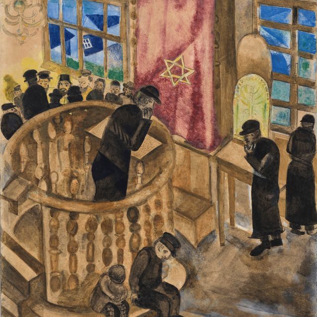 Marc Chagall — Синагога в Лос-Анджелесе