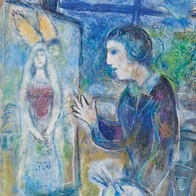Marc Chagall — Человек, который только что стал кавалером