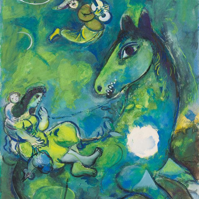 Marc Chagall — Прогулка в лунном свете