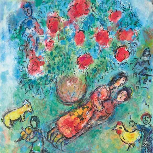 Marc Chagall — Букет румян