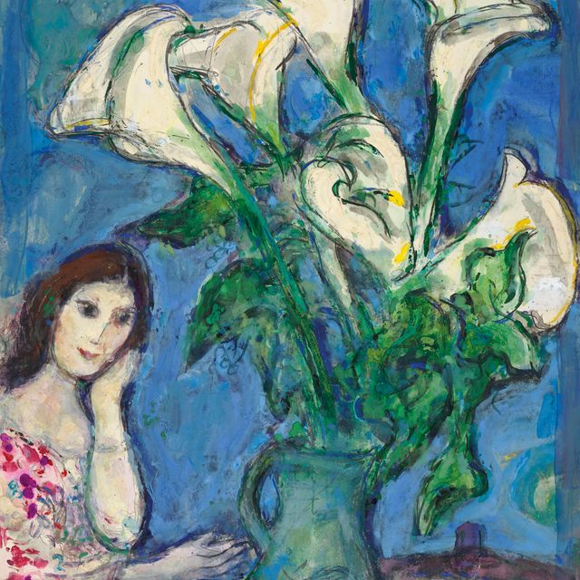 Marc Chagall — Вава с арумами