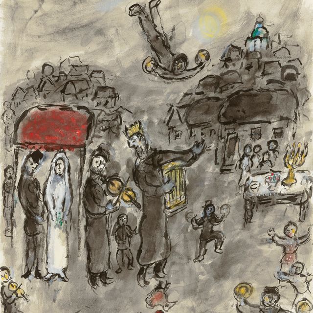 Marc Chagall — Марийские гиды для короля Давида