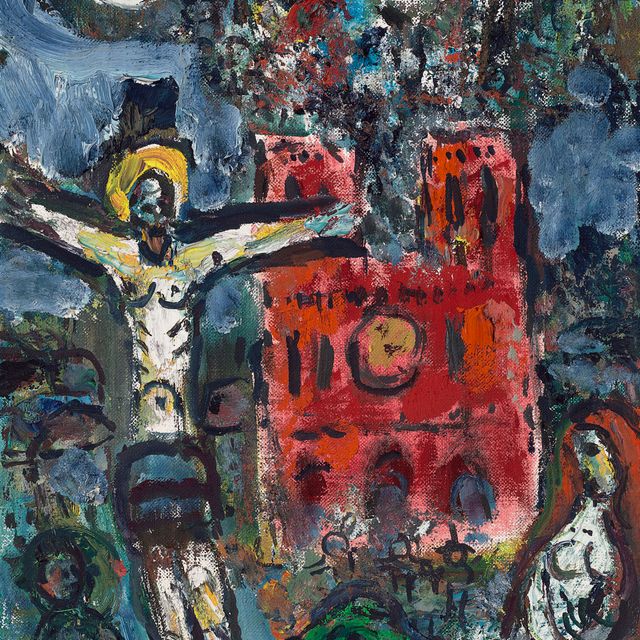 Marc Chagall — Эскиз для картины "Дерево Джессе"