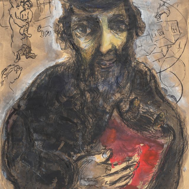 Marc Chagall — Раввин а-ля Тора