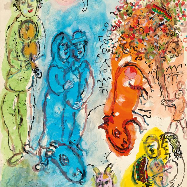 Marc Chagall — Музыканты в стиле кампании, авторские песни о голубых и красных розах