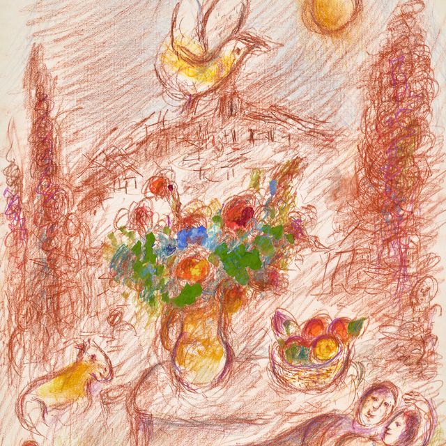 Marc Chagall — Любовь на Кипре к Сен-Полю