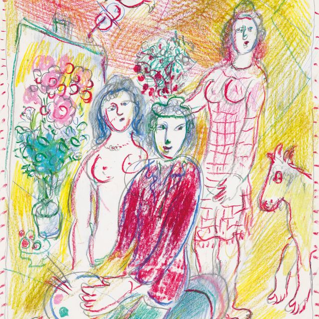 Marc Chagall — Посещение музея искусств в фонде желтых