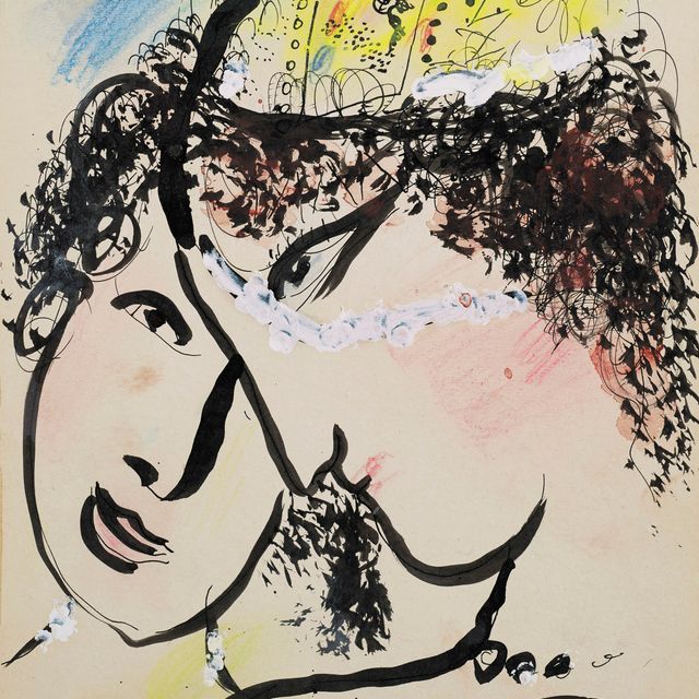 Marc Chagall — Два тет-а-тет молодых женщин