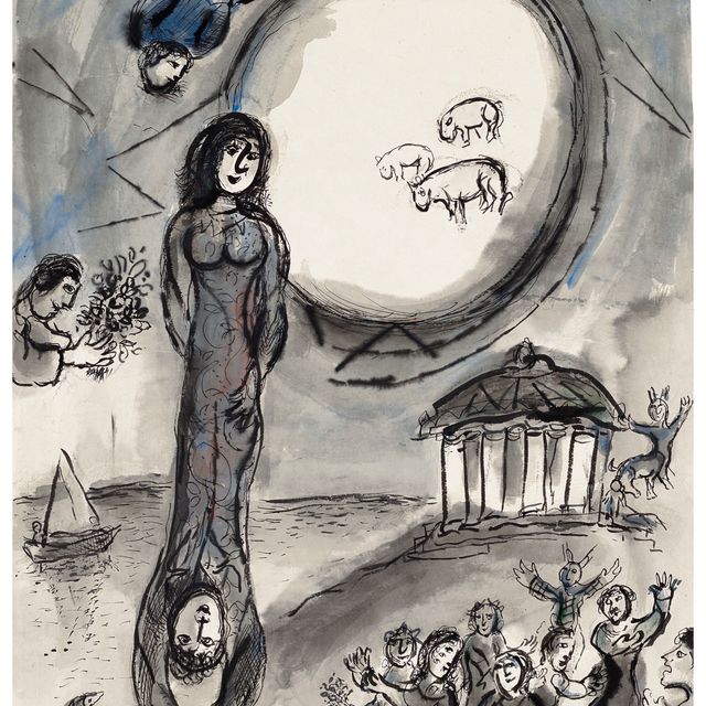 Marc Chagall — Автор "Дафниса и Хлои" для плафона оперы