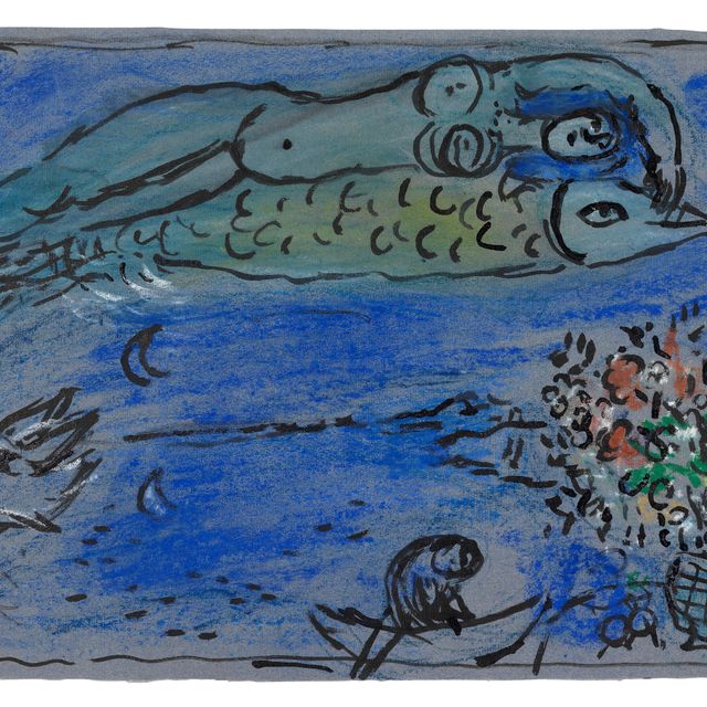 Marc Chagall — Парящий Пуассон