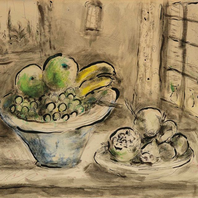 Marc Chagall — Смерть природы за окном