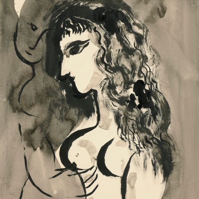 Marc Chagall — Пара с самым разным профилем