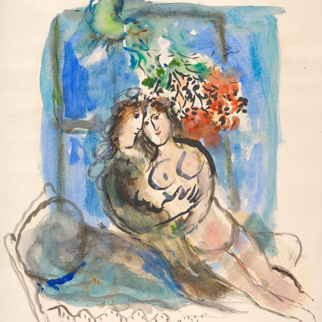 Marc Chagall — Вариант "Парижской площади" (M. 573)
