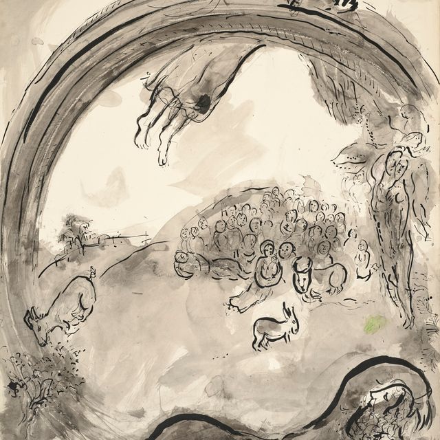 Marc Chagall — Ной и арк-ан-сьель