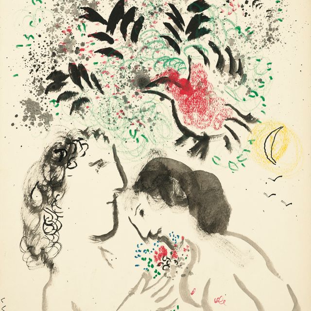 Marc Chagall — Аромат румян на дне любви
