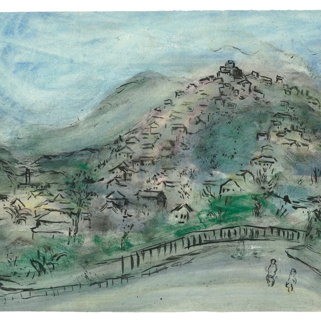 Marc Chagall — Улица сюр-ле-О-де-Кань
