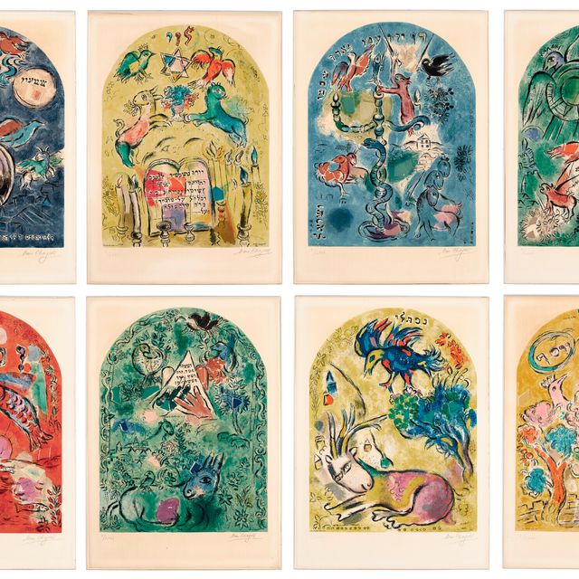 Marc Chagall — Двенадцать макетов витражей для Иерусалима