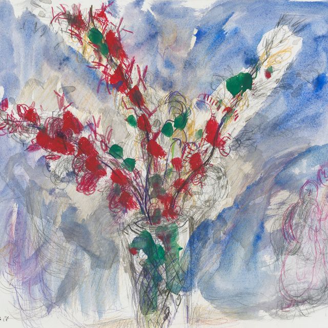 Marc Chagall — Букет белых румян из винограда сорта Монтань