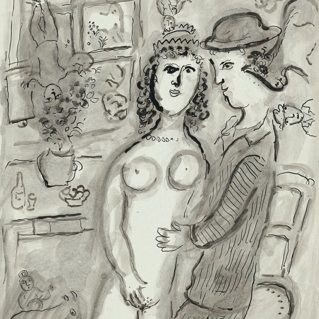 Marc Chagall — Встреча с интендантом на новой вечеринке