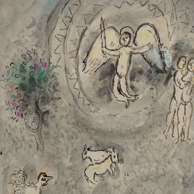 Marc Chagall — Любовь к раю на грисе