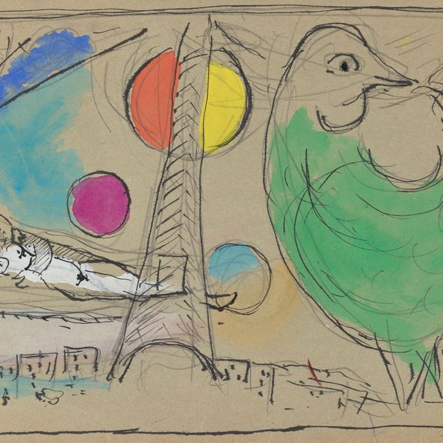 Marc Chagall — Этюд о красоте и влюбленных на дне Парижа