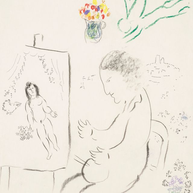Marc Chagall — Любовь к кавалеру и сыну ну