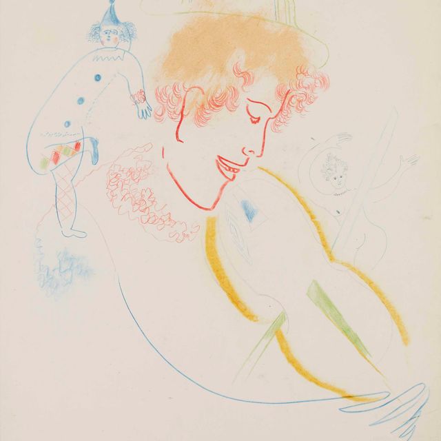Marc Chagall — Виолончелистка в главной роли