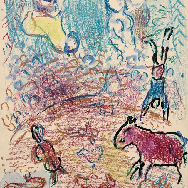 Marc Chagall — Встреча в цирке