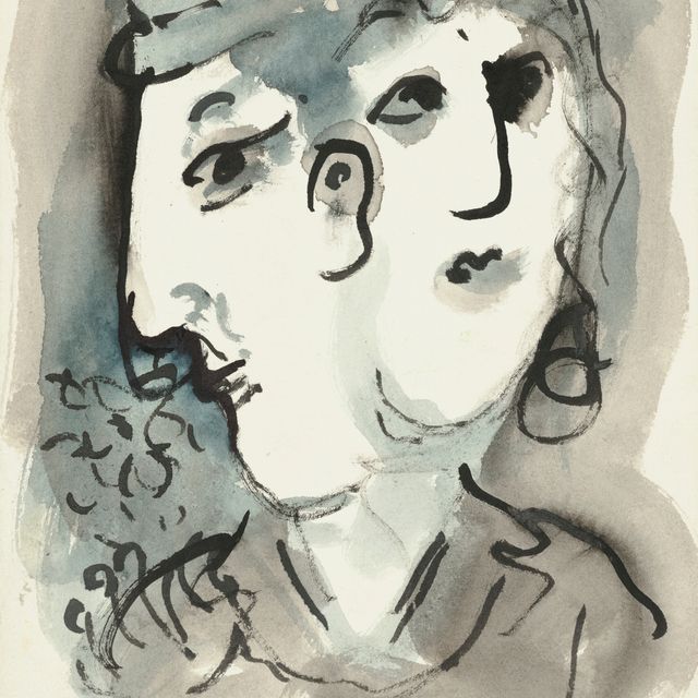 Marc Chagall — Встреча тет-а-тет с глазу на глаз