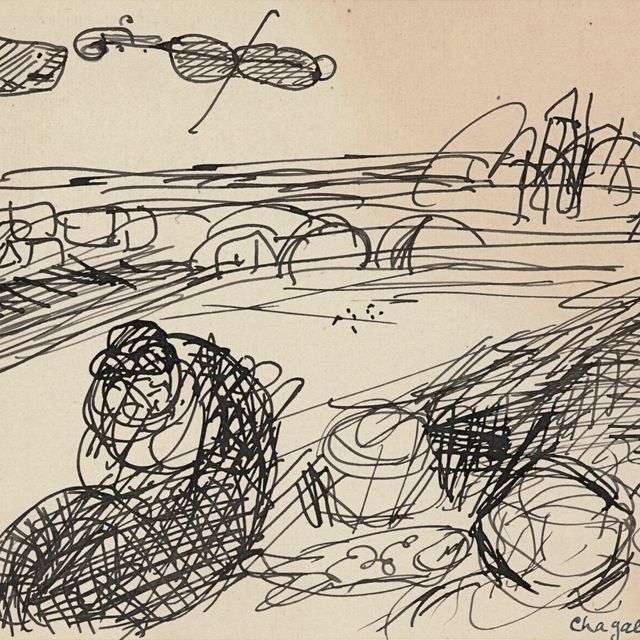 Marc Chagall — На берегу реки