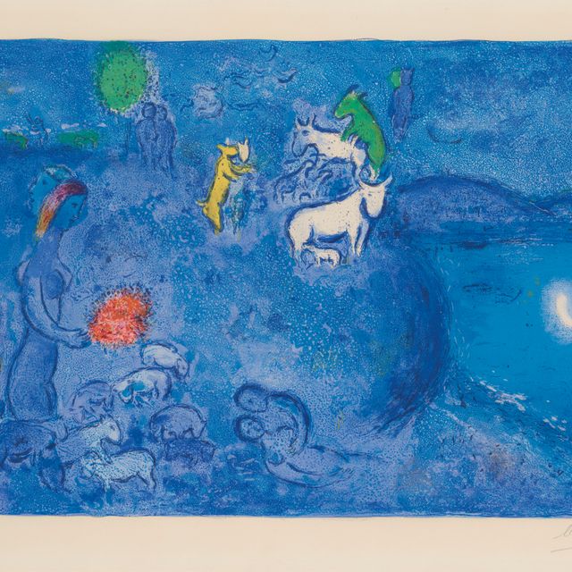 Marc Chagall — Первые шаги, от: Дафнис и Хлоя