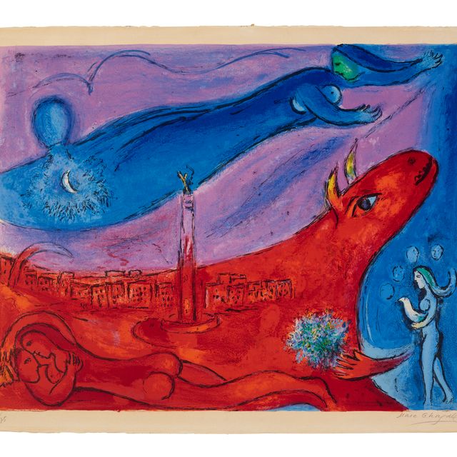 Marc Chagall — Взятие Бастилии