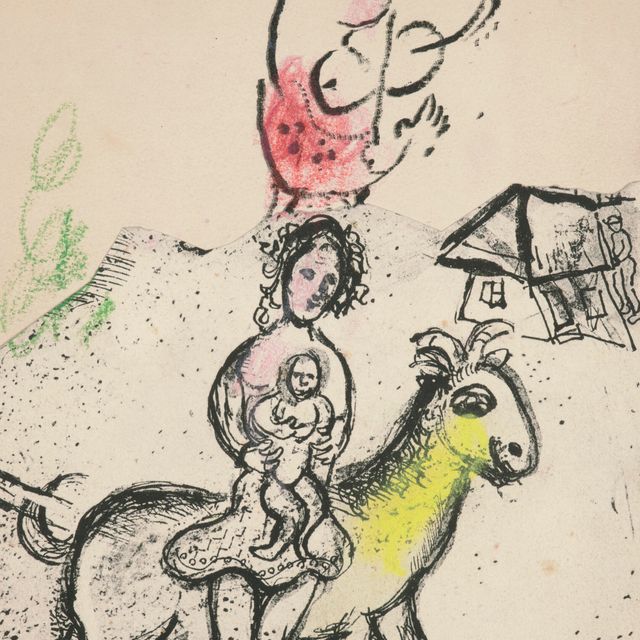 Marc Chagall — Прекрасная виолонистка и настоящая семья
