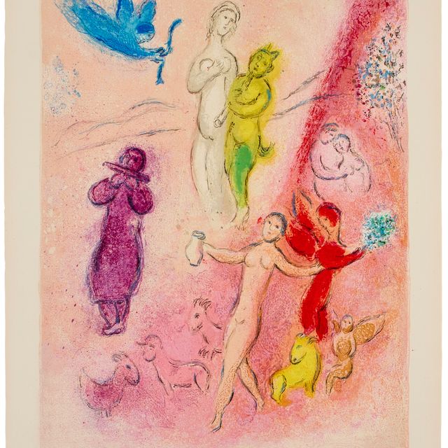 Marc Chagall — Сказка о шприце, от: Дафнис и Хлоя