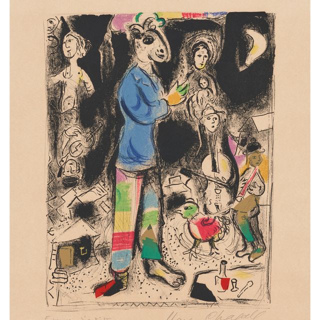 Marc Chagall — Пейсан на скрипке