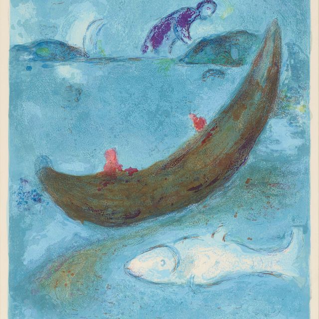 Marc Chagall — "Смерть дофина и три тысячи лет спустя" из "Дафниса и Хлои"