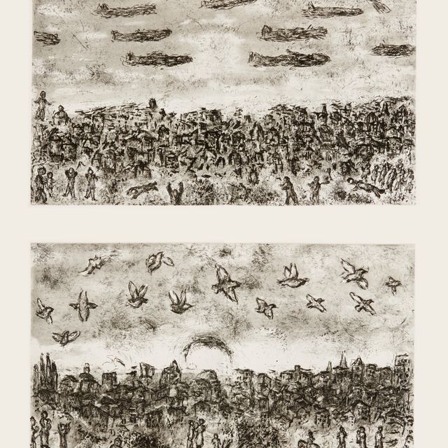 Marc Chagall — Андре Мальро и на Земле...