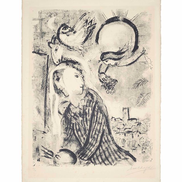 Marc Chagall — Автопортрет Весты из Карро (фото 185)