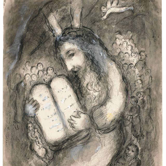 Marc Chagall — Макет из Моисея